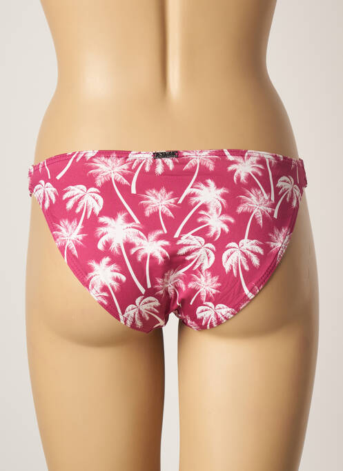 Bas de maillot de bain imprimé tie and dye culotte violet KIWI femme
