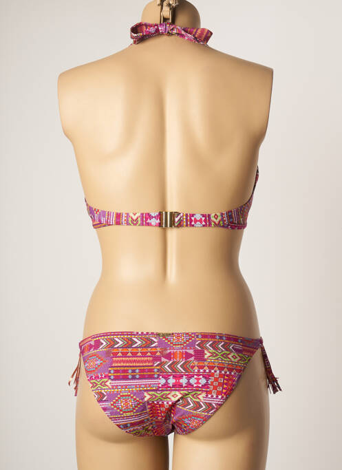 Maillot de bain 2 pièces rose KIWI pour femme