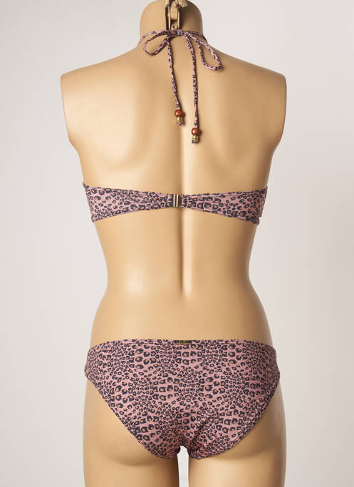 Maillot de bain 2 pièces rose KIWI pour femme