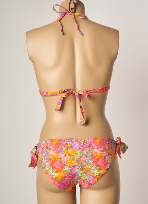 Maillot de bain 2 pièces rose LIVIA pour femme