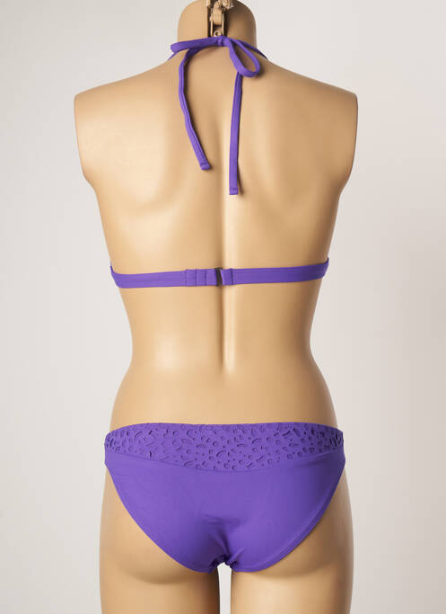 Maillot de bain 2 pièces violet D NU D pour femme