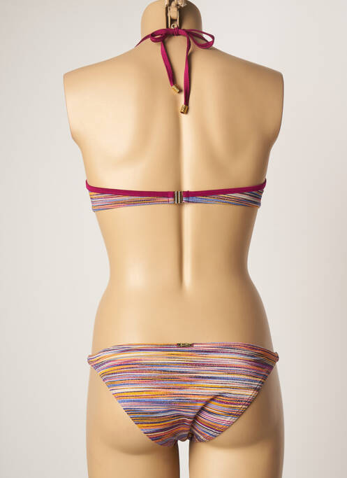 Maillot de bain 2 pièces rose KIWI pour femme