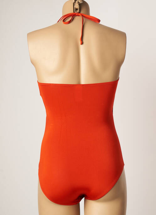 Maillot de bain 1 pièce orange DOLLY & JANE pour femme