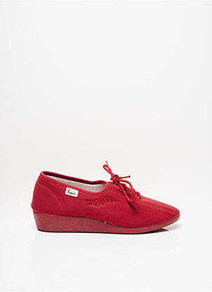 Chaussures de confort rouge BAYONA pour femme