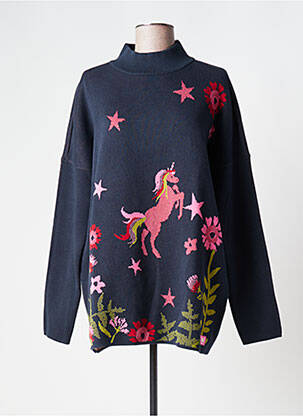 Pull bleu BLUTSGESCHWISTER pour femme