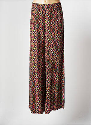 Pantalon large tissage crêpe marron KING LOUIE femme