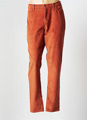 Pantalon droit orange TRANQUILLO pour femme seconde vue
