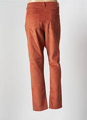 Pantalon droit orange TRANQUILLO pour femme seconde vue