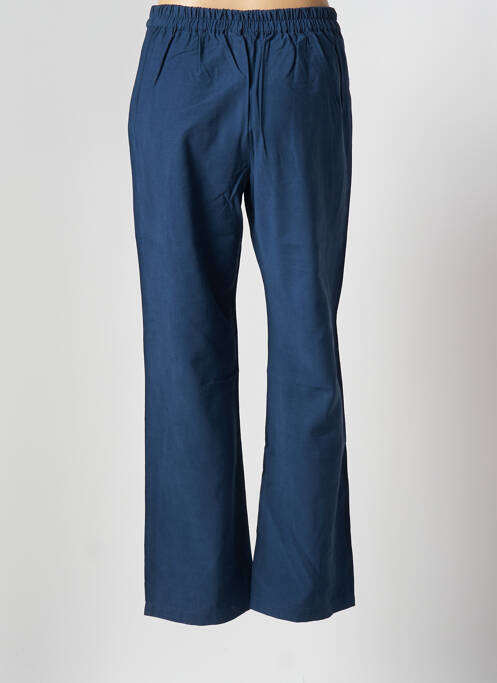 Pantalon droit bleu LA FIANCÉE pour femme