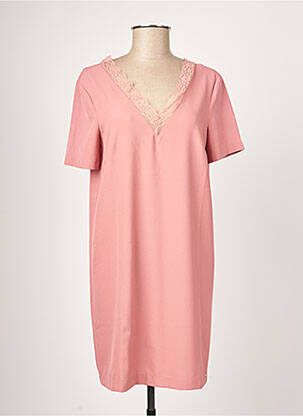 Robe courte manches courtes manches courtes rose LPB LES PETITES BOMBES  femme