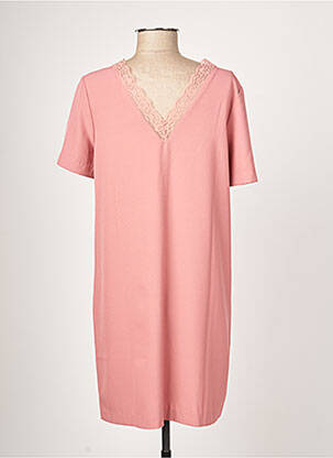 Robe courte manches courtes manches courtes rose LPB LES PETITES BOMBES  femme