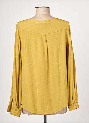 Blouse poignets boutonnés avec fente manches longues vert LPB femme