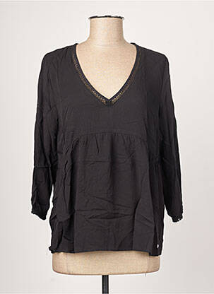 Blouse manches 3/4 manches 3/4 noir LPB femme