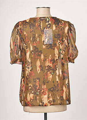 Blouse manches courtes manches courtes vert LPB femme