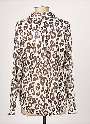 Chemisier coupe fluide manches longues blanc LPB femme