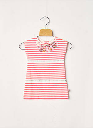 Robe mi-longue manches courtes manches courtes rose BILLIEBLUSH fille