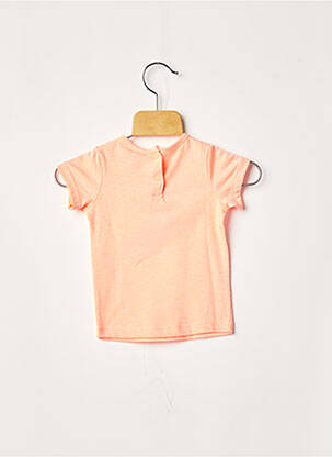 T-shirt coupe droite manches courtes orange 3 POMMES fille