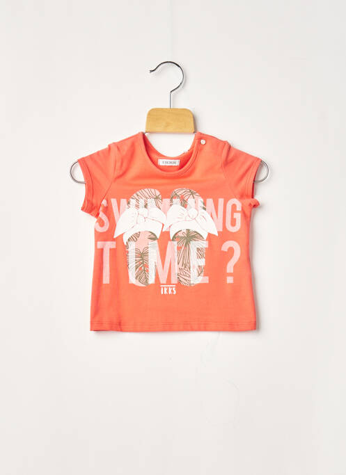 T-shirt orange IKKS pour fille