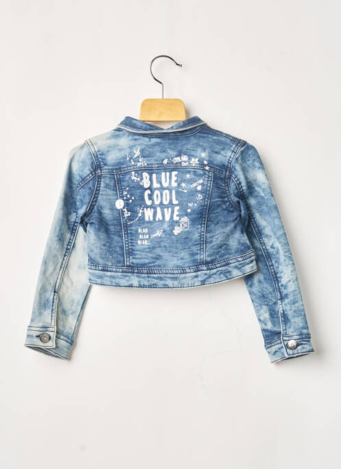 Veste en jean bleu 3 POMMES pour fille