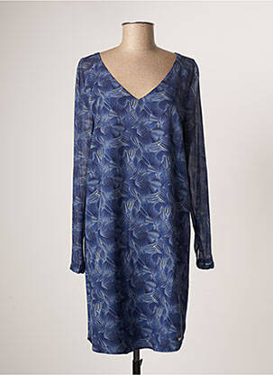 Robe mi-longue bleu LPB pour femme