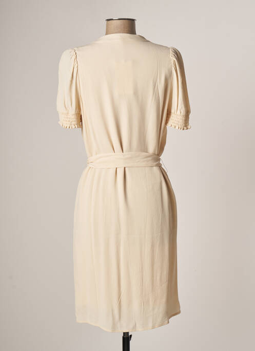 Robe mi-longue beige LPB pour femme