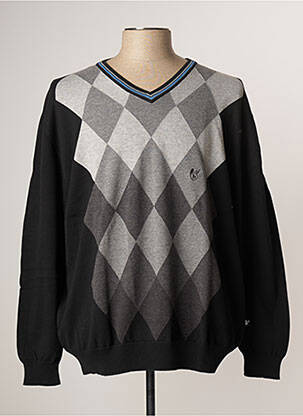 Pull gris HAJO pour homme