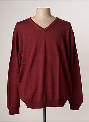 Pull rouge HAJO pour homme