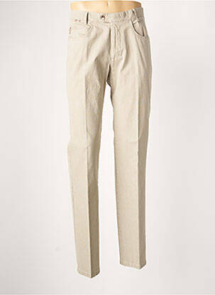 Pantalon slim beige GS CLUB pour homme