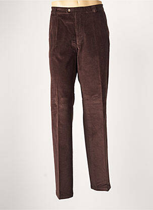 Pantalon chino marron GS CLUB pour homme