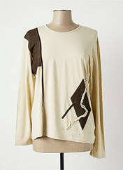 T-shirt beige JEAN DELFIN pour femme seconde vue