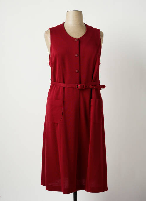 Robe longue rouge GUY DUBOUIS pour femme