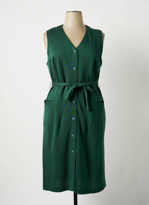 Robe mi-longue vert GUY DUBOUIS pour femme