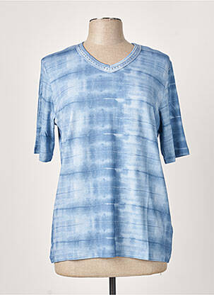 T-shirt bleu HAJO pour femme
