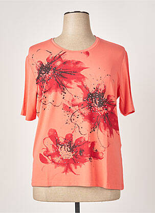 T-shirt orange HAJO pour femme
