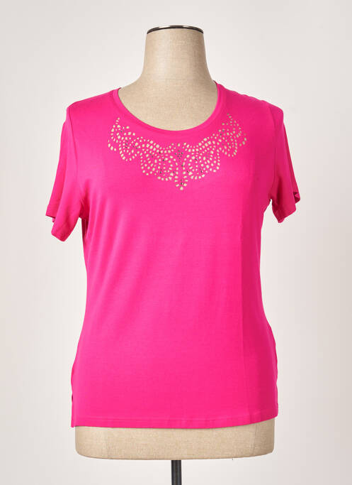 T-shirt rose GUY DUBOUIS pour femme