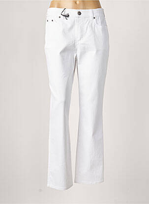 Jeans coupe droite blanc ANNA MONTANA pour femme