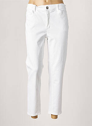 Pantalon 7/8 blanc ANNA MONTANA pour femme