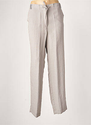 Pantalon droit gris JEAN DELFIN pour femme