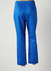 Pantalon droit bleu CHRISTIAN MARRY pour femme seconde vue