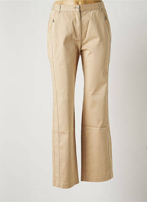 Pantalon large beige LEWINGER pour femme