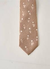 Cravate beige MAC-TY pour homme seconde vue