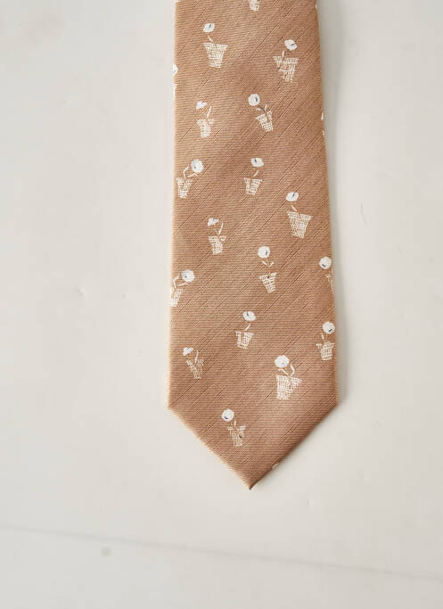 Cravate beige MAC-TY pour homme