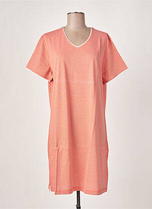 Chemise de nuit orange HAJO pour femme