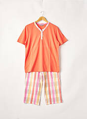 Pyjama orange HAJO pour femme seconde vue