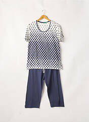 Pyjashort bleu HAJO pour femme seconde vue