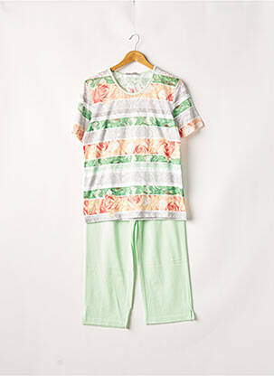 Pyjashort vert HAJO pour femme