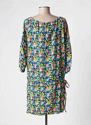 Robe courte manches courtes manches courtes bleu YSABEL MORA femme