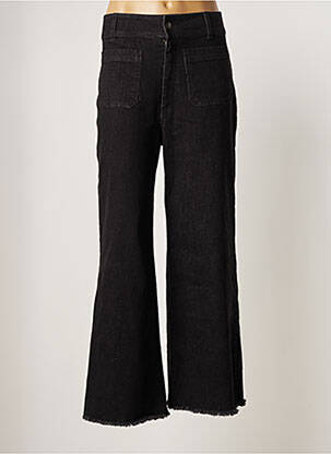 Jeans coupe large noir LAUREN VIDAL pour femme