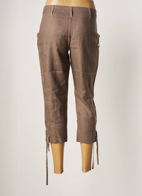 Pantacourt marron MALOKA pour femme