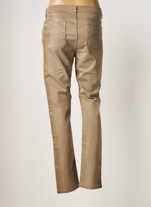 Pantalon slim vert LAUREN VIDAL pour femme